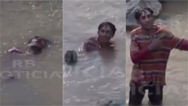 Levántate y anda: lo dieron por muerto y sorprendió al emerger de un río