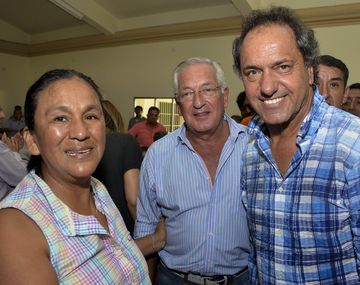 Scioli se reunió con Milagro Sala y Fellner