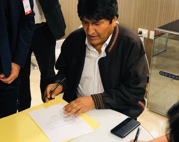 Evo Morales ya está en la Argentina