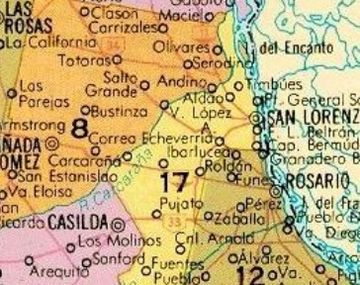 Mapa de Rosario3.com