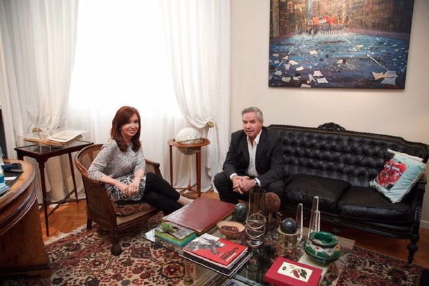 Cristina Kirchner y Felipe Solá