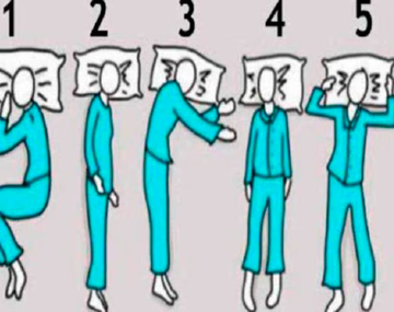 El test viral que te define según tu postura al dormir