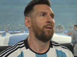 La emoción de Lionel Messi al escuchar a los hinchas en el Monumental