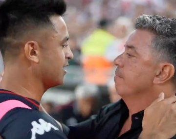 River recibió con ovaciones al Pity Martínez en su vuelta al Monumental