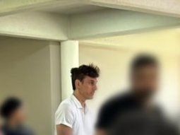 La primera imagen de Roberto García Morián en el centro de rehabilitación. Foto de Majo Martino.&nbsp;