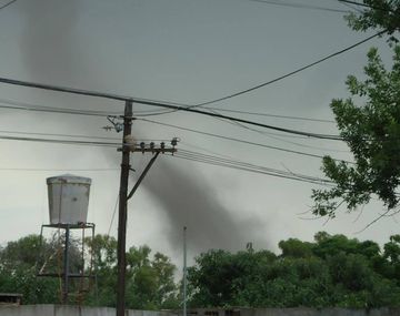 Santa Fe: un tornado durante la ola de calor