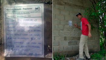 robaron sus herramientas y escribio una carta a los ladrones: se las compro robaron sus herramientas y escribio una carta a los ladrones: se las compro