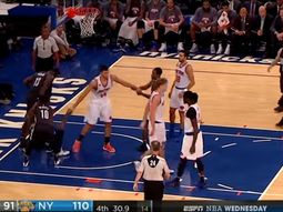 Hernángomez y la jugada de la polémica Hernángomez y la jugada de la polémica