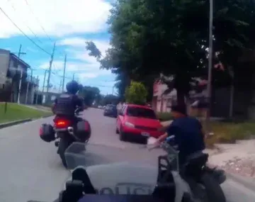 La Plata: persiguieron y detuvieron al ladrón de una moto