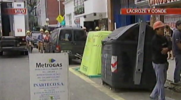 Evacuaron un edificio en Colegiales por un escape de gas