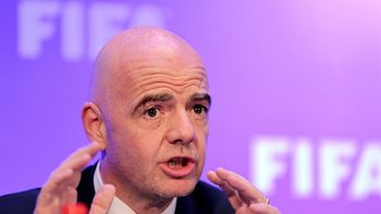 Infantino habla ante la prensa en India Infantino habla ante la prensa en India