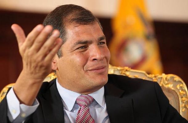 Correa es el favorito para ganar las elecciones en Ecuador