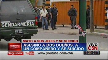 bancalari: mato a sus jefes, a un companero y se suicido bancalari: mato a sus jefes, a un companero y se suicido