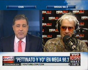 El desopilante dúplex entre Pettinato y Fabián Doman