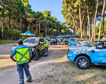 La ANSV junto a la municipalidad de Pinamar y organismos provinciales encabezaron los controles de tránsito