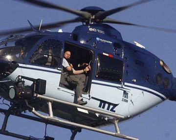 Qué dijo Berni del vuelo sobre la playa de su helicóptero en Gesell