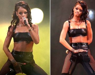 Rihanna y un gesto de emoción que se volvió un hábito