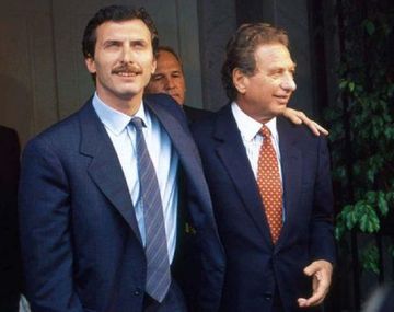 Mauricio Macri y Franco Macri
