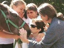 video: la emotiva despedida entre una mujer con cancer y su caballo video: la emotiva despedida entre una mujer con cancer y su caballo