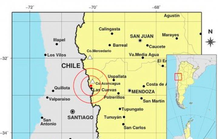 Un fuerte sismo en Mendoza se sintió hasta en Chile