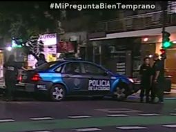 El tránsito en la zona se encuentra totalmente cortado