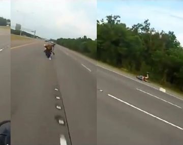 Quiso hacer piruetas y casi se mata