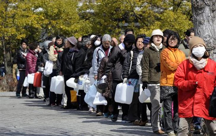 evacuados japon