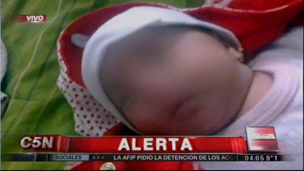 Murió Abigaíl, la beba maltratada por sus padres en Río Gallegos