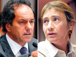 Scioli y Ríos, dos caminos frente al conflicto docente