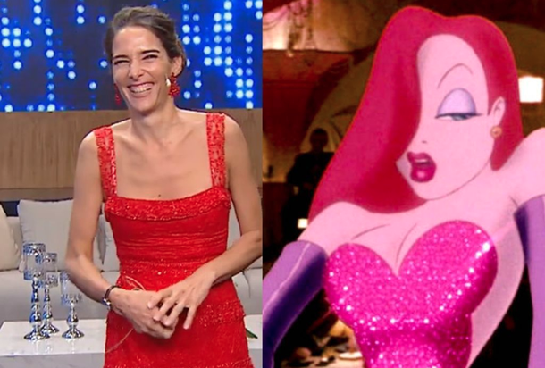 Juana Viale esta vez le cuidó el corazón a su abuela: Soy Jessica Rabbit