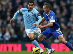 el city de tevez perdio ante everton y se alejo mas el city de tevez perdio ante everton y se alejo mas
