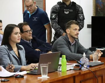 Germán Kiczka en el banquillo de los acusados.
