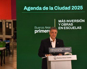 Jorge Macri anunció una fuerte inversión en obras para escuelas