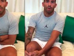 El adiós de Tevez a los hinchas de Boca El adiós de Tevez a los hinchas de Boca