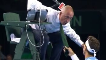 video: la broma de delpo que desato la ira del arbitro video: la broma de delpo que desato la ira del arbitro