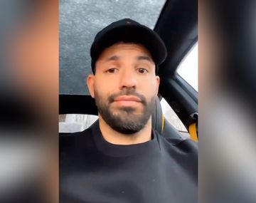 VIDEO: El imprevisto que sufrió el Kun Agüero cuando iba a entrenar en Manchester