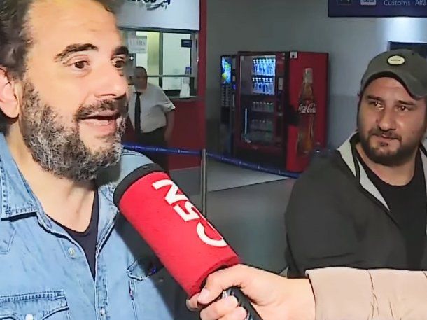 Así fue el emotivo regreso del equipo de C5N desde Israel