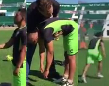Un jugador fue hipnotizado en pleno entrenamiento