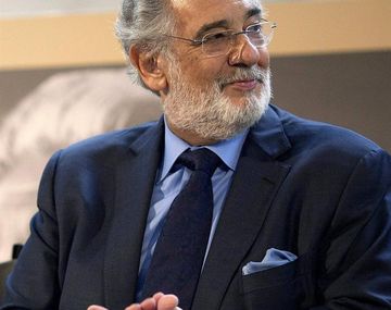 El tenor español Plácido Domingo