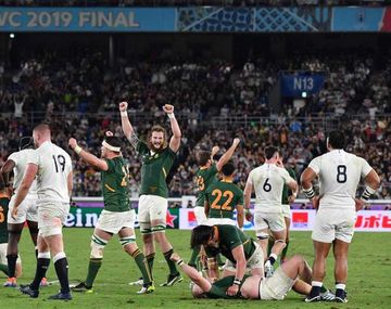 Sudáfrica aplastó a Inglaterra y ganó su tercer Mundial de Rugby