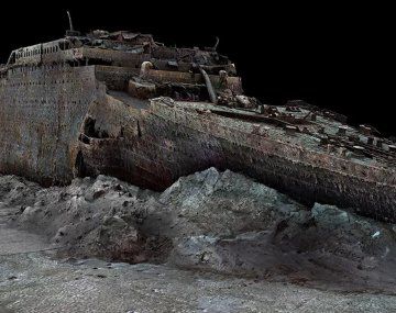 Imágenes inéditas en 3D: el Titanic como nunca se lo vio