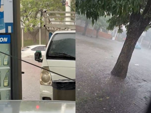 Autos flotando en Villa Ballester: las impresionantes imágenes del temporal en el AMBA
