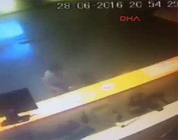 El momento exacto del ataque