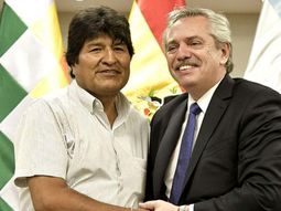 Evo Morales y Alberto Fernández