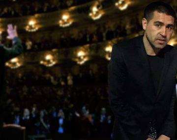 Juan Román Riquelme habló de su visita al teatro Colón para ver a Al Pacino.