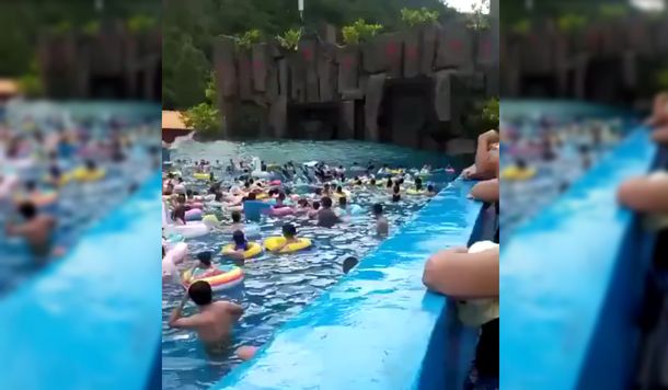 El hecho sucedió en el parque acuático&nbsp;Yulong Shuiyun