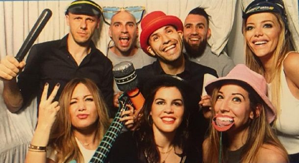 Todos disfrazados: Anderson, Demichelis, La Princesita y el Kun, de fiesta