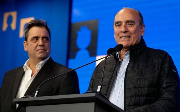 Lisandro Catalán junto a Guillermo Francos. Lisandro Catalán junto a Guillermo Francos.