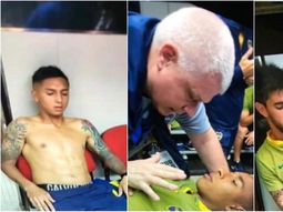 Así atendían a los jugadores de Boca en el vestuario visitante del Monumental