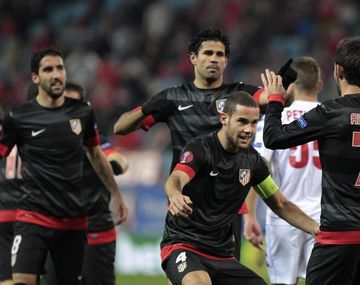 Atlético de Madrid derrotó al Hapoel y consiguió la clasificación